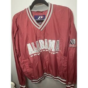 Alabama Crimson Tide Pro Player Pullover Windbreaker Jacket Men’s Medium Vintage